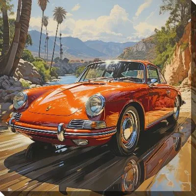 Картина маслом Porshe №11