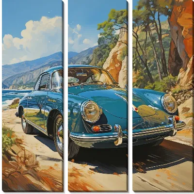 Модульная картина Porshe №13
