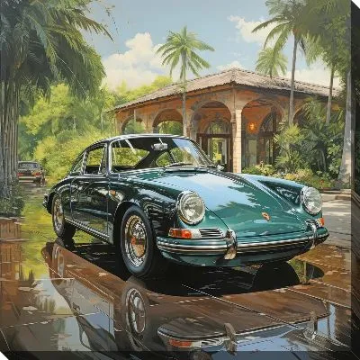 Картина маслом Porshe №14