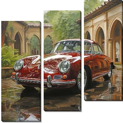 Модульная картина Porshe №15