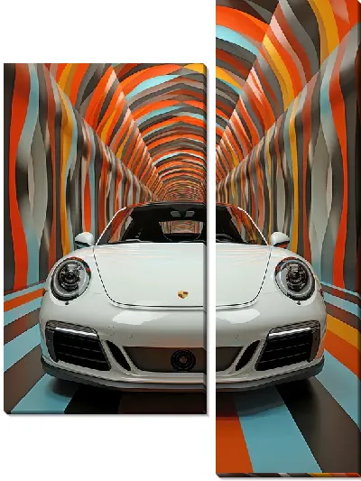 Модульная картина Porshe №16