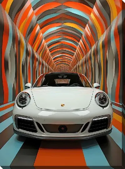 Картина маслом Porshe №16