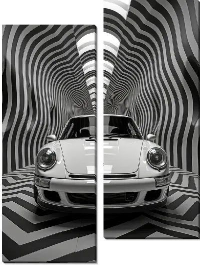 Модульная картина Porshe №17