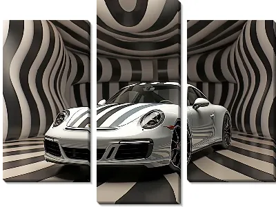 Модульная картина Porshe №18