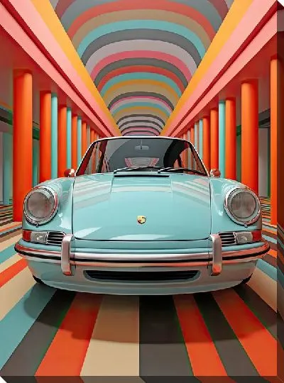 Картина маслом Porshe №19