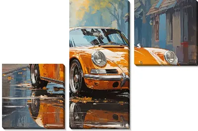 Модульная картина Porshe №20