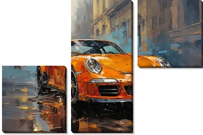 Модульная картина Porshe №22