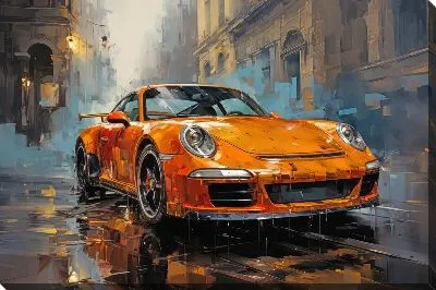 Картина маслом Porshe №22