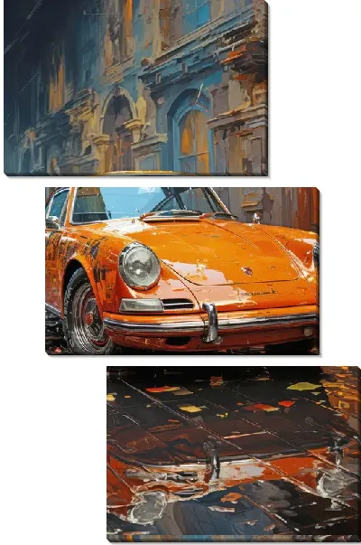 Модульная картина Porshe №23