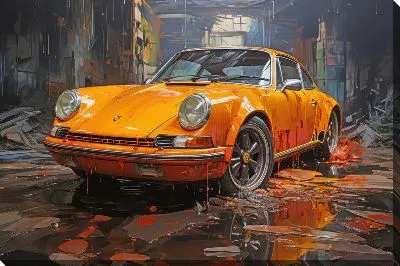 Картина маслом Porshe №24