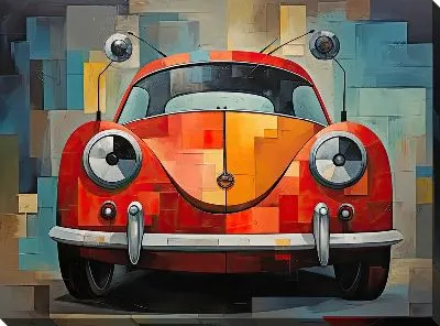 Картина маслом Porshe №28