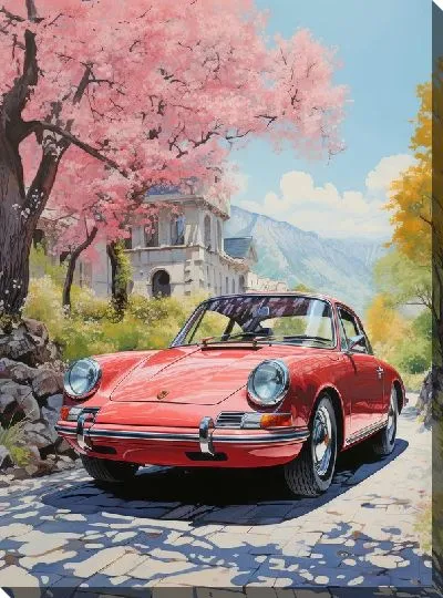 Картина маслом Porshe №29