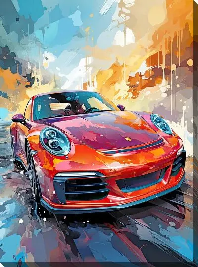 Картина маслом Porshe №33