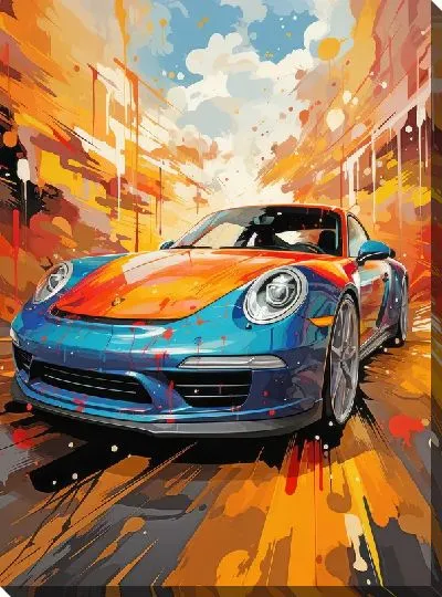 Картина маслом Porshe №35