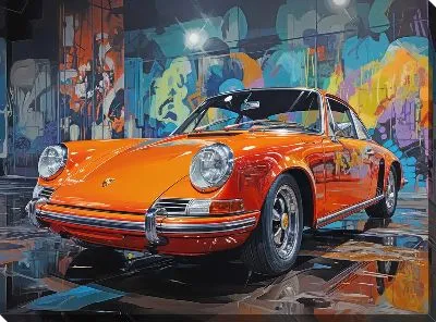 Картина маслом Porshe №37