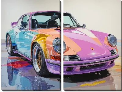 Модульная картина Porshe №39