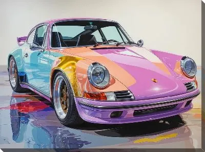 Картина маслом Porshe №39