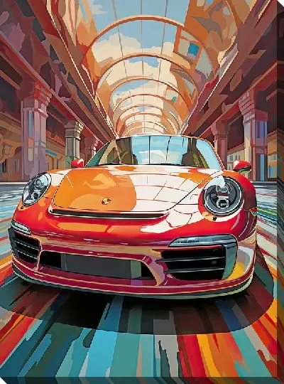 Картина маслом Porshe №44