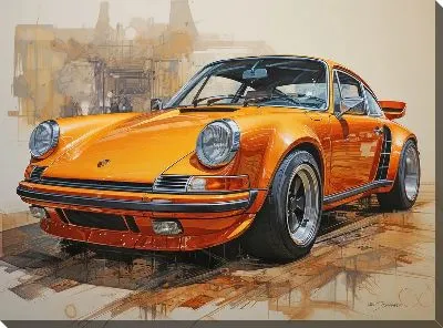 Картина маслом Porshe №47