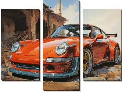 Модульная картина Porshe №49