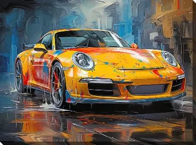 Картина маслом Porshe №50