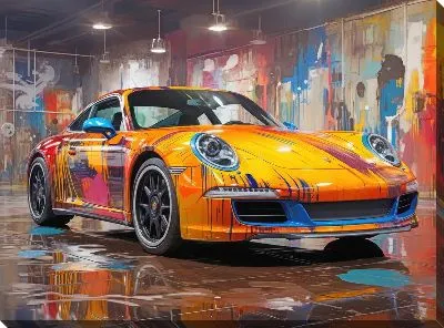 Картина маслом Porshe №51