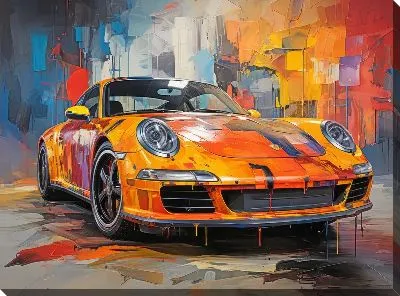 Картина маслом Porshe №52