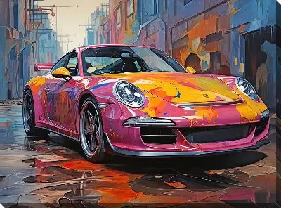 Картина маслом Porshe №53