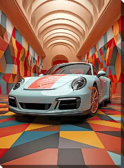 Картина маслом Porshe №54