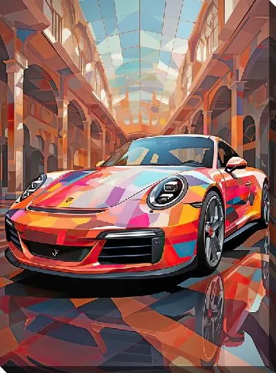 Картина маслом Porshe №55