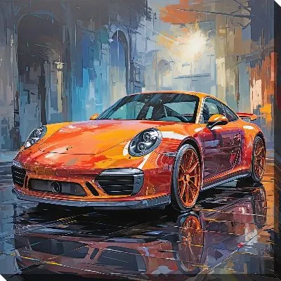 Картина маслом Арт Порше №2