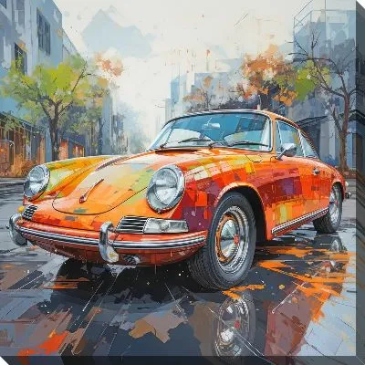 Картина маслом Арт Порше №5