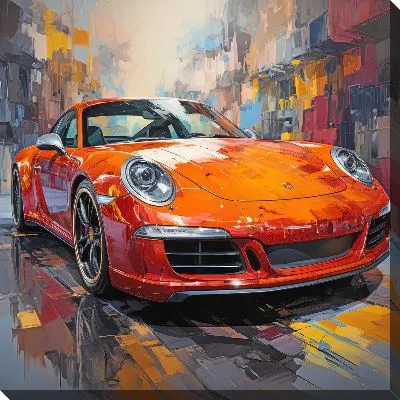 Картина маслом Арт Порше №8