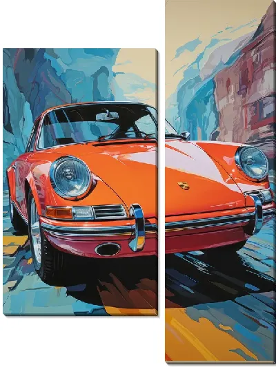 Модульная картина Арт Порше №10
