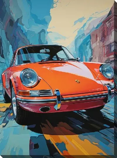 Картина маслом Арт Порше №10