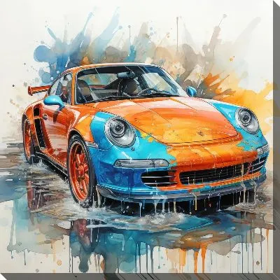 Картина маслом Арт Порше №12