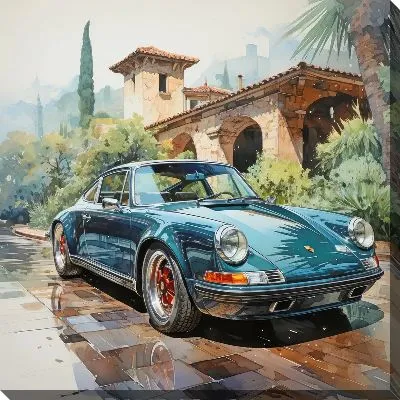 Картина маслом Арт Порше №15