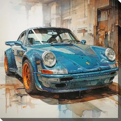 Картина маслом Арт Порше №20