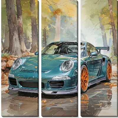 Модульная картина Арт Порше №21