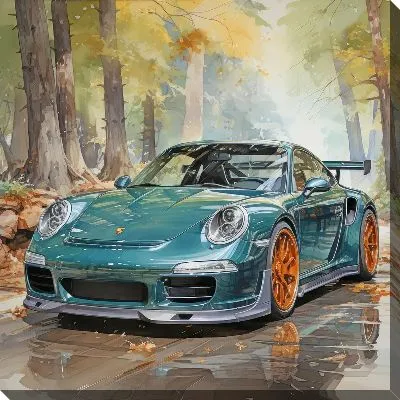 Картина маслом Арт Порше №21