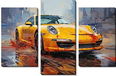 Порше в стиле арт №24