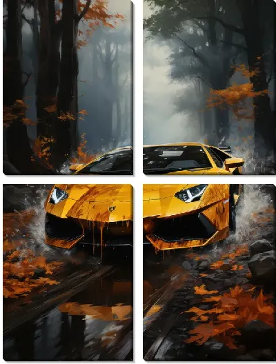 Модульная картина Lamborghini №31
