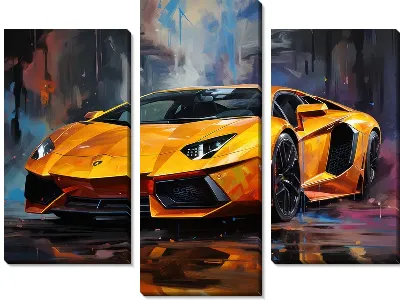 Модульная картина Lamborghini №41