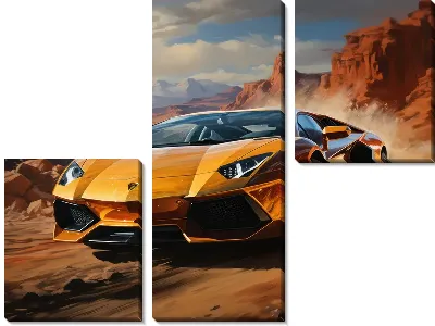 Модульная картина Lamborghini №6