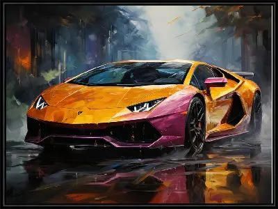 Картина Lamborghini art №10