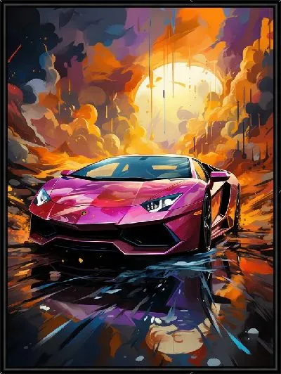 Картина Lamborghini art №15
