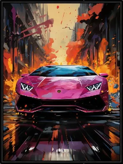 Картина Lamborghini art №17