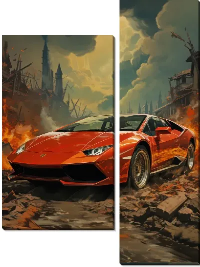 Модульная картина Ламба №9