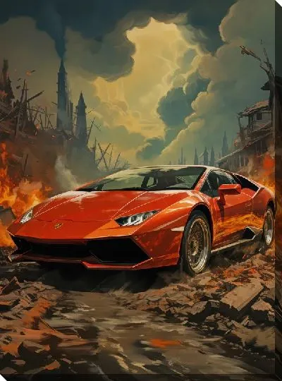 Картина маслом Ламба №9