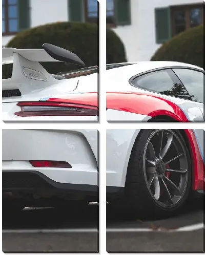 Модульная картина Porsche №36